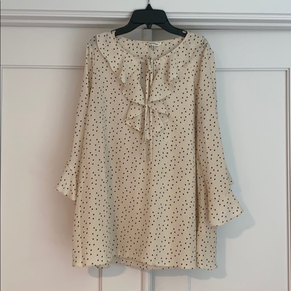 Polka dot blouse